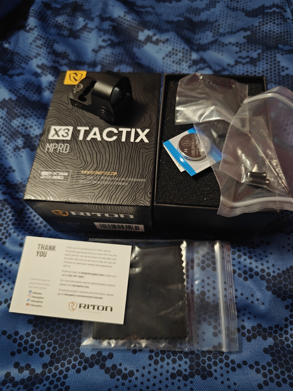 New-Genuine Riton x3 MPRD tactic red  optic rmsc 3 moa Dot